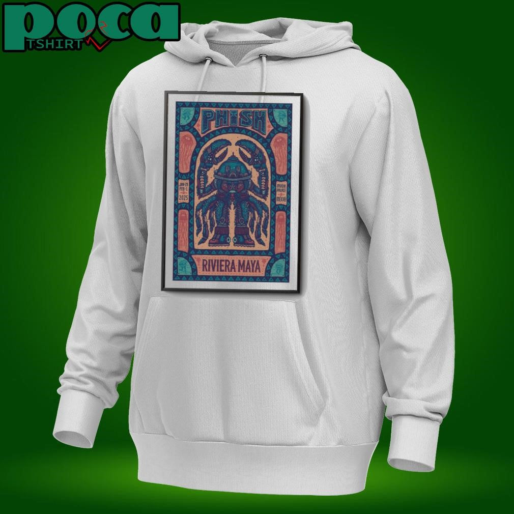 Phish Jan 29 & Fed 1, 2025 Palace Cancun, MX Concert Poster shirt