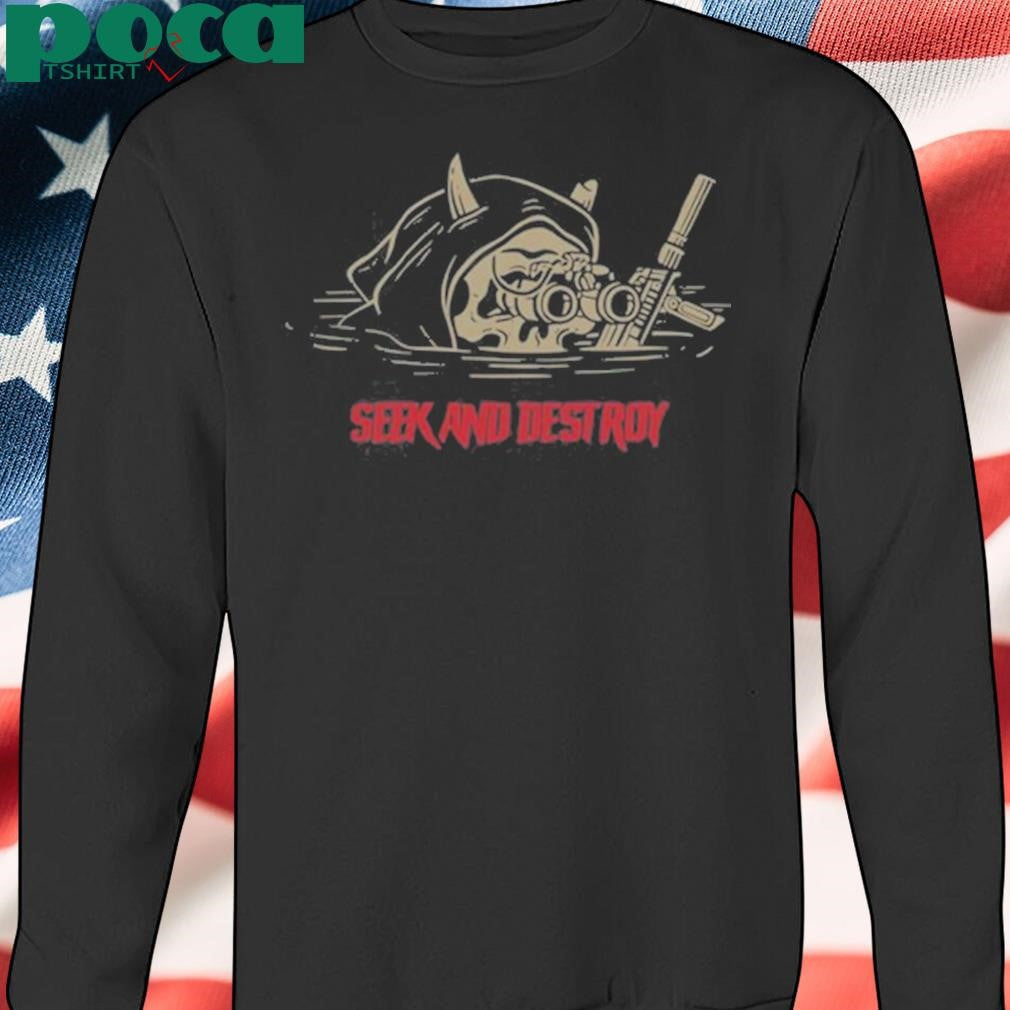 Phosphor Seek And Destroy Heavyweight Fde Red Shirt