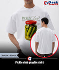 Pickle club graphic shirt