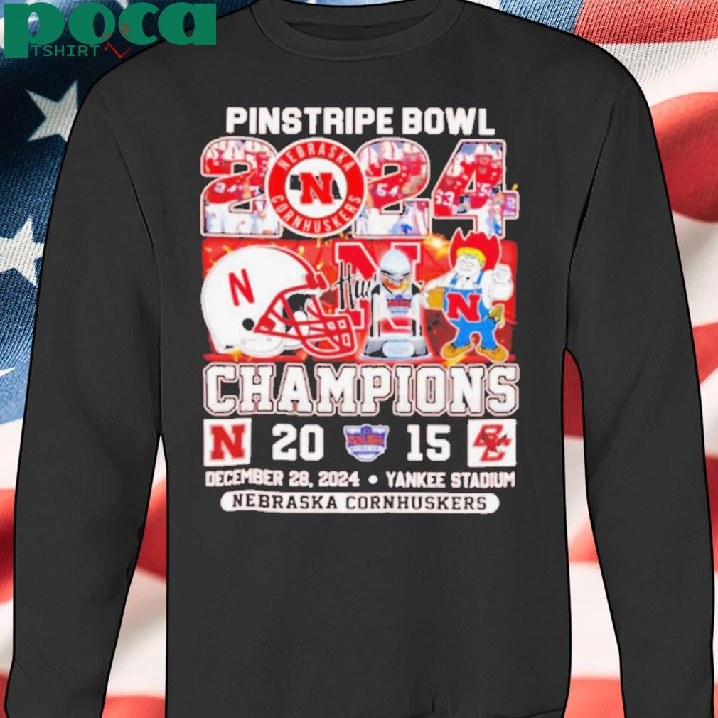 Pinstripe Bowl 2024 Champions Nebraska Cornhuskers shirt