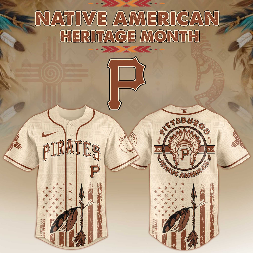 Pittsburgh Pirates Native American Heritage Month Jersey 2025