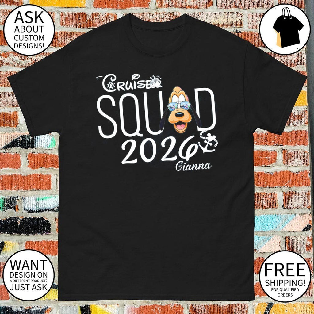 Pluto Cruise Squad 2026 Gianna shirt