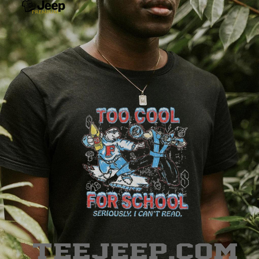 Polar Bear Sub Zero Too Cool For School Seriously I Can’t Read Shirt