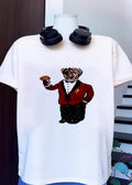 Polo Ralph Lauren Bear Smoking Jacket Cards shirt