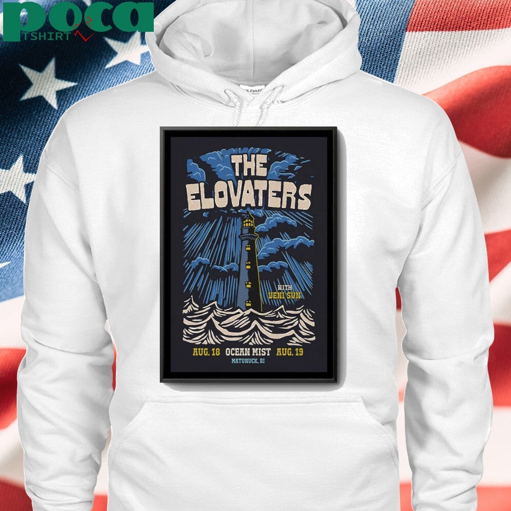 Poster 08.18.2025 The Elovaters Matunuck, RI Event shirt