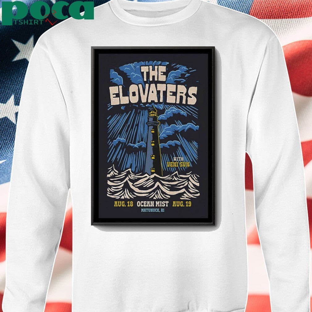 Poster 08.18.2025 The Elovaters Matunuck, RI Event shirt