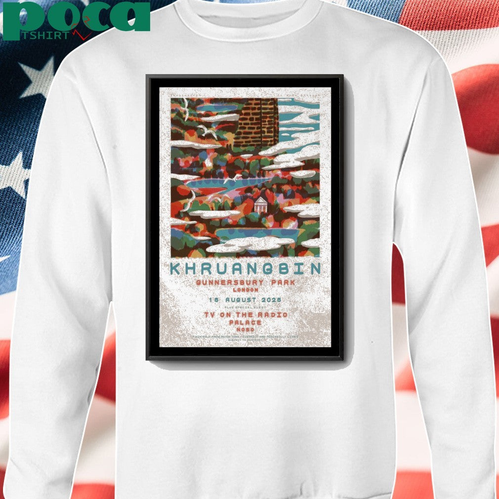 Poster August 15 2025 Khruangbin Gunnersbury Park, London shirt