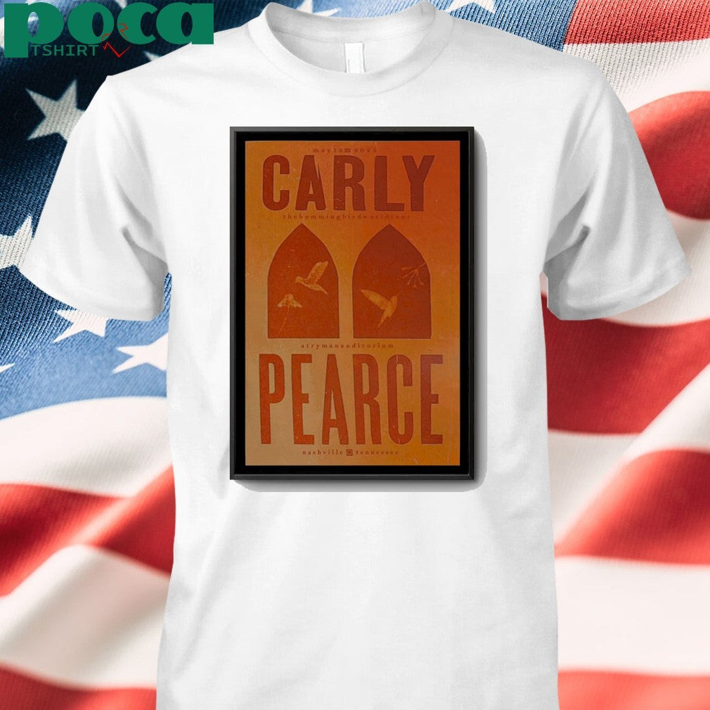 Poster Carly Pearce Nashville, TN 2025 May 16 Concert shirt