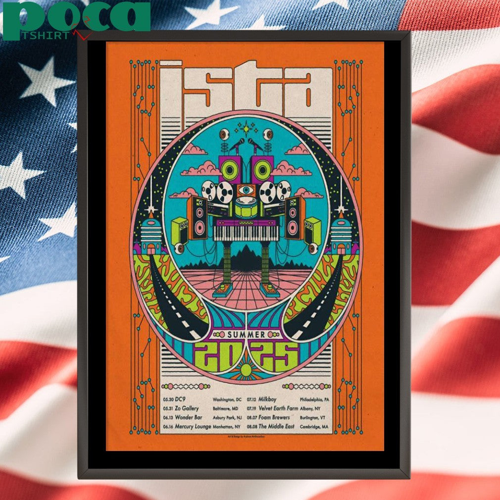 Poster ISTA Summer Tour 2025-Portrait shirt