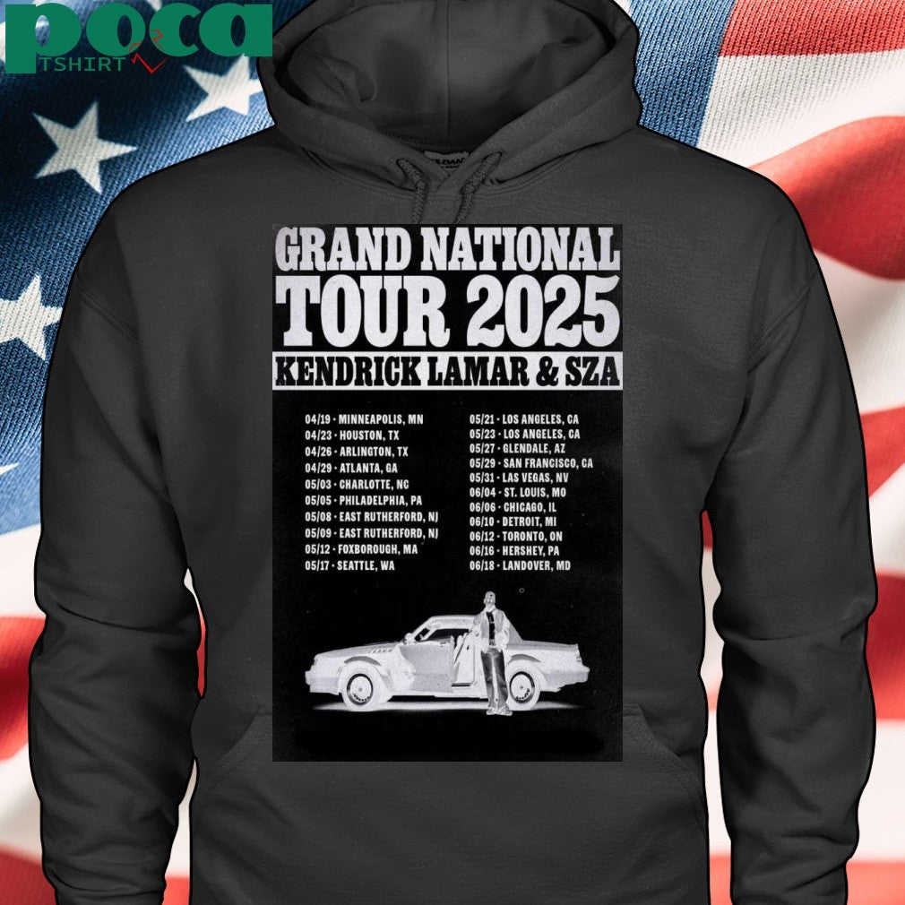 Poster Kendrick Lamar & SZA Grand National Tour 2025 shirt