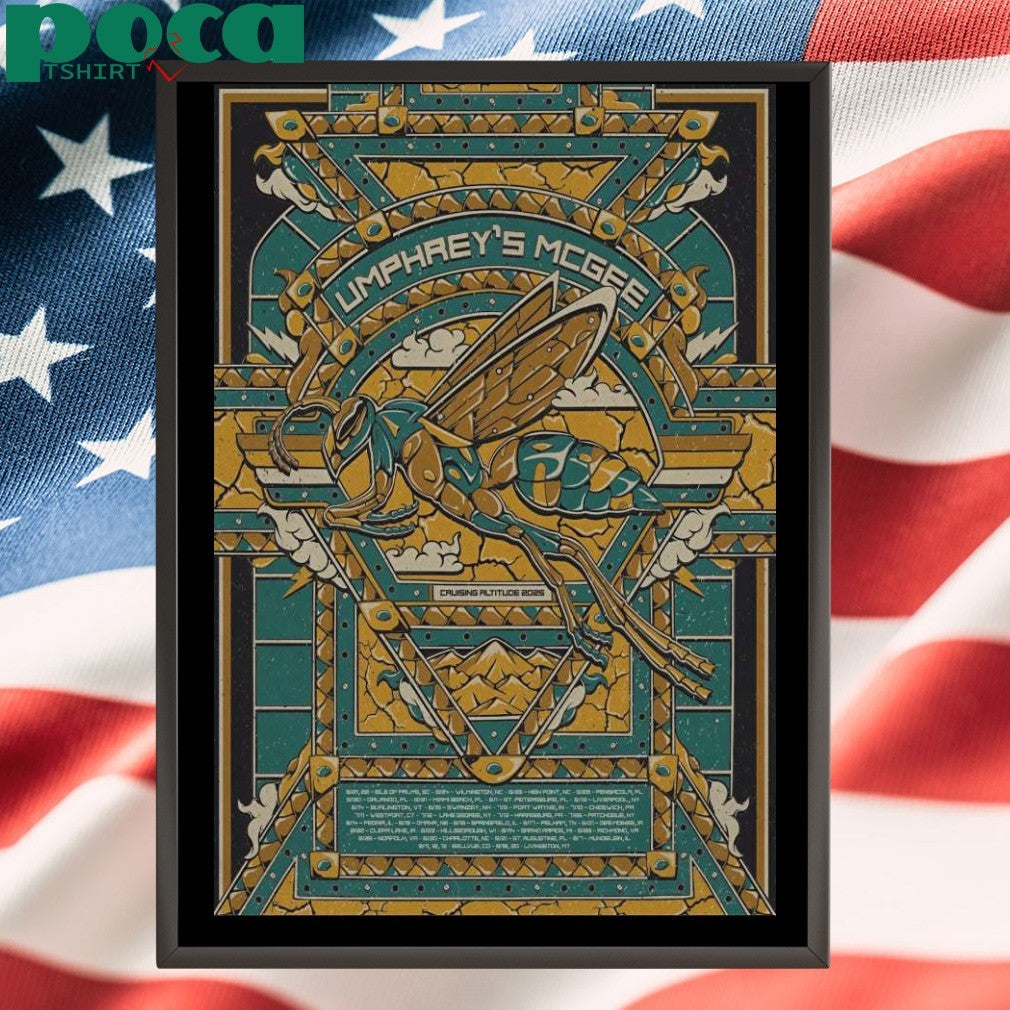 Poster Umphrey’s McGee Cruising Altitude Tour 2025 shirt