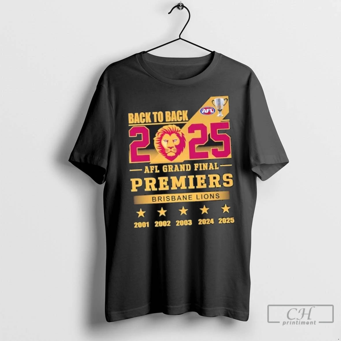 Premium 2025 Afl Grand Final Premiers Back To Back Brisbane Lions