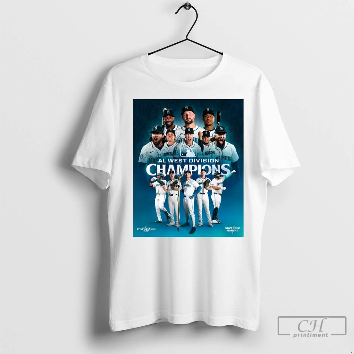 Premium Al West Division Champions Mlb Postseason 2025 Seattle Mariners Seize The Moment