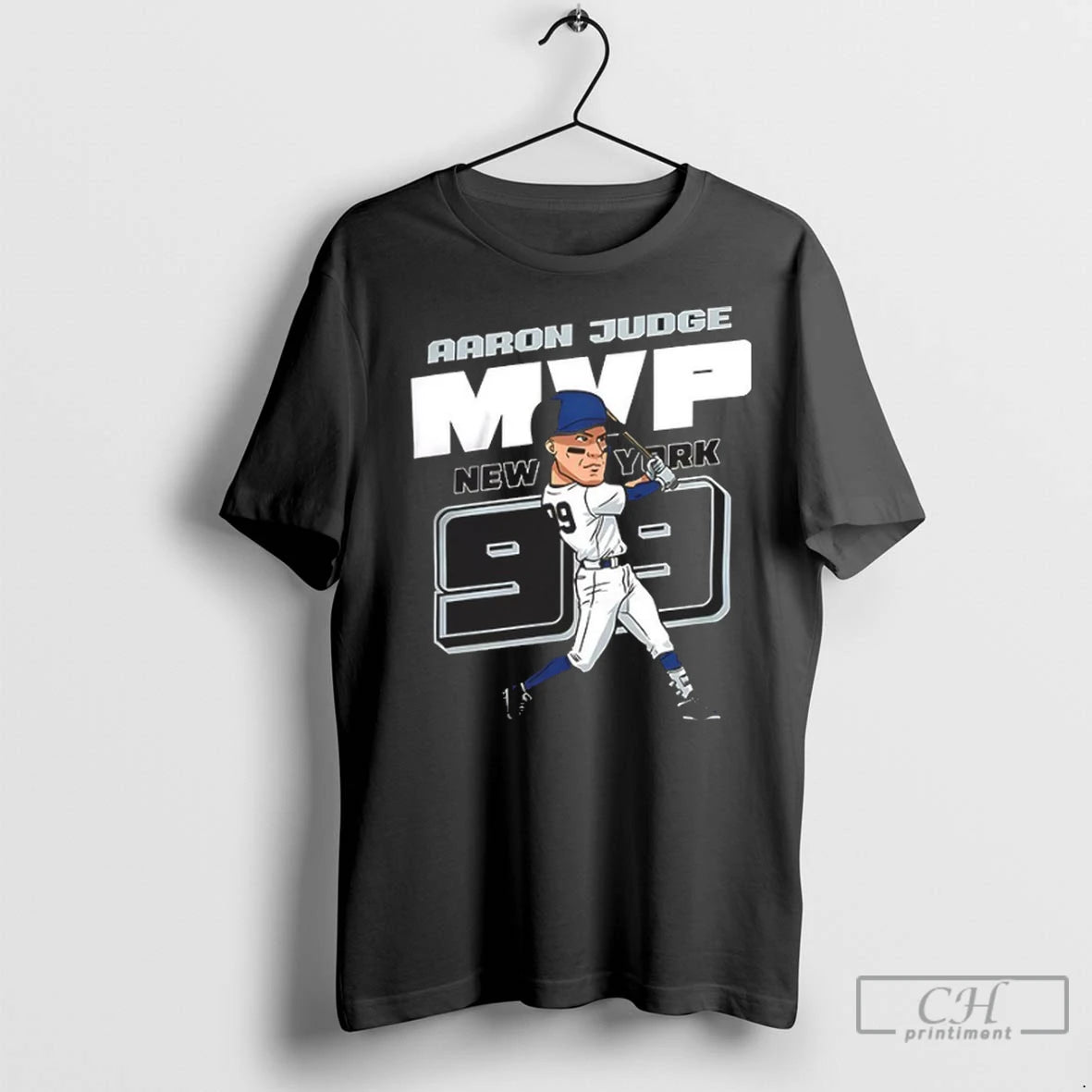 Premium Aaron Judge Mvp New York Yankees Baseball Caricature 2025