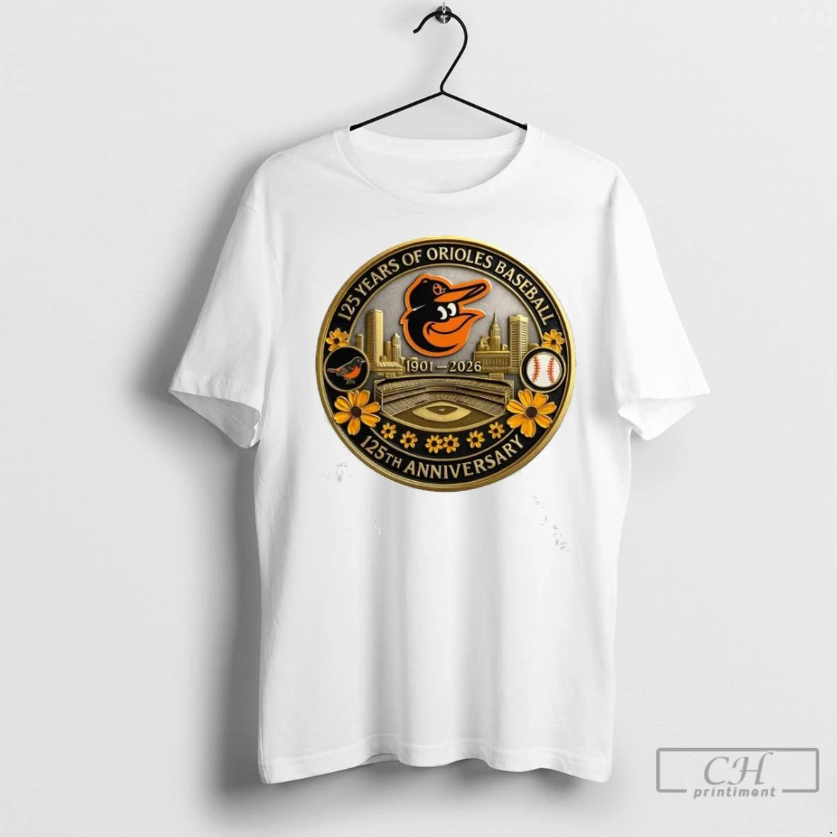Premium Baltimore Orioles 125th Anniversary Commemorative 1901 2026 Ladies