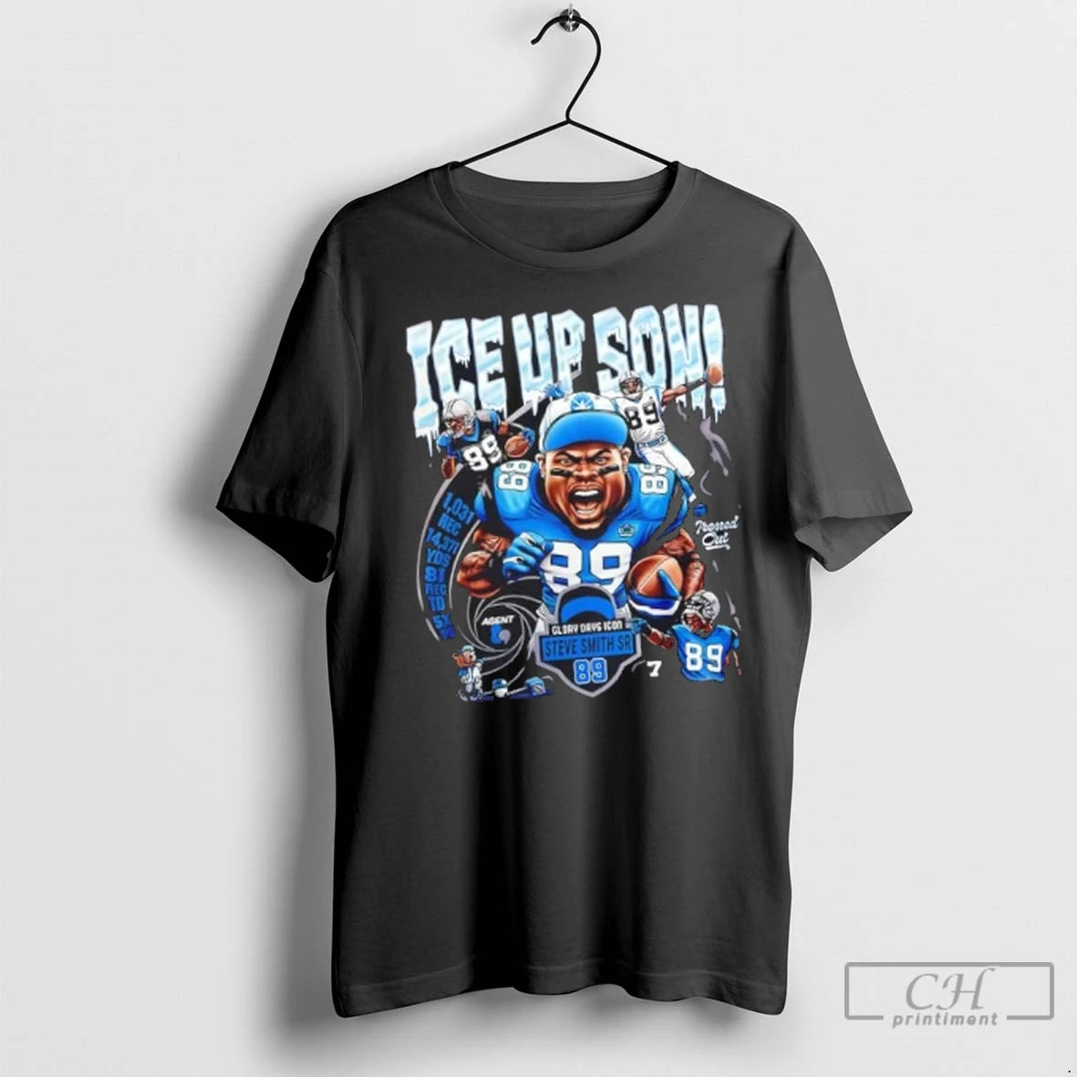 Premium Carolina Panthers Ice Up Son 2 Sided