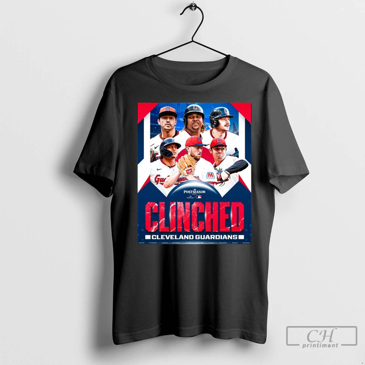 Premium Cleveland Guardians 2025 Mlb Postseason Clinched Cleveland Rocks