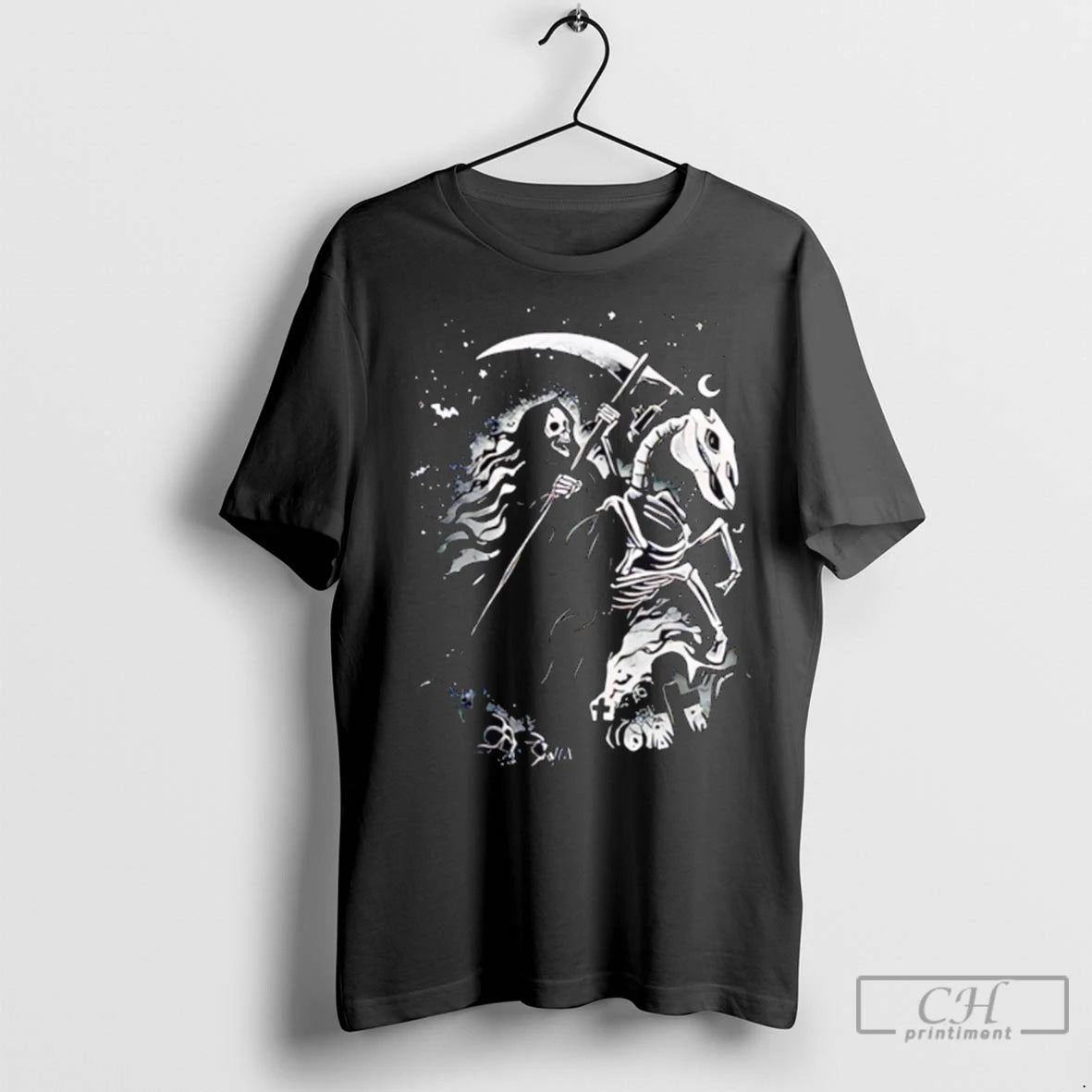 Premium Death Rider Horse Skull Halloween