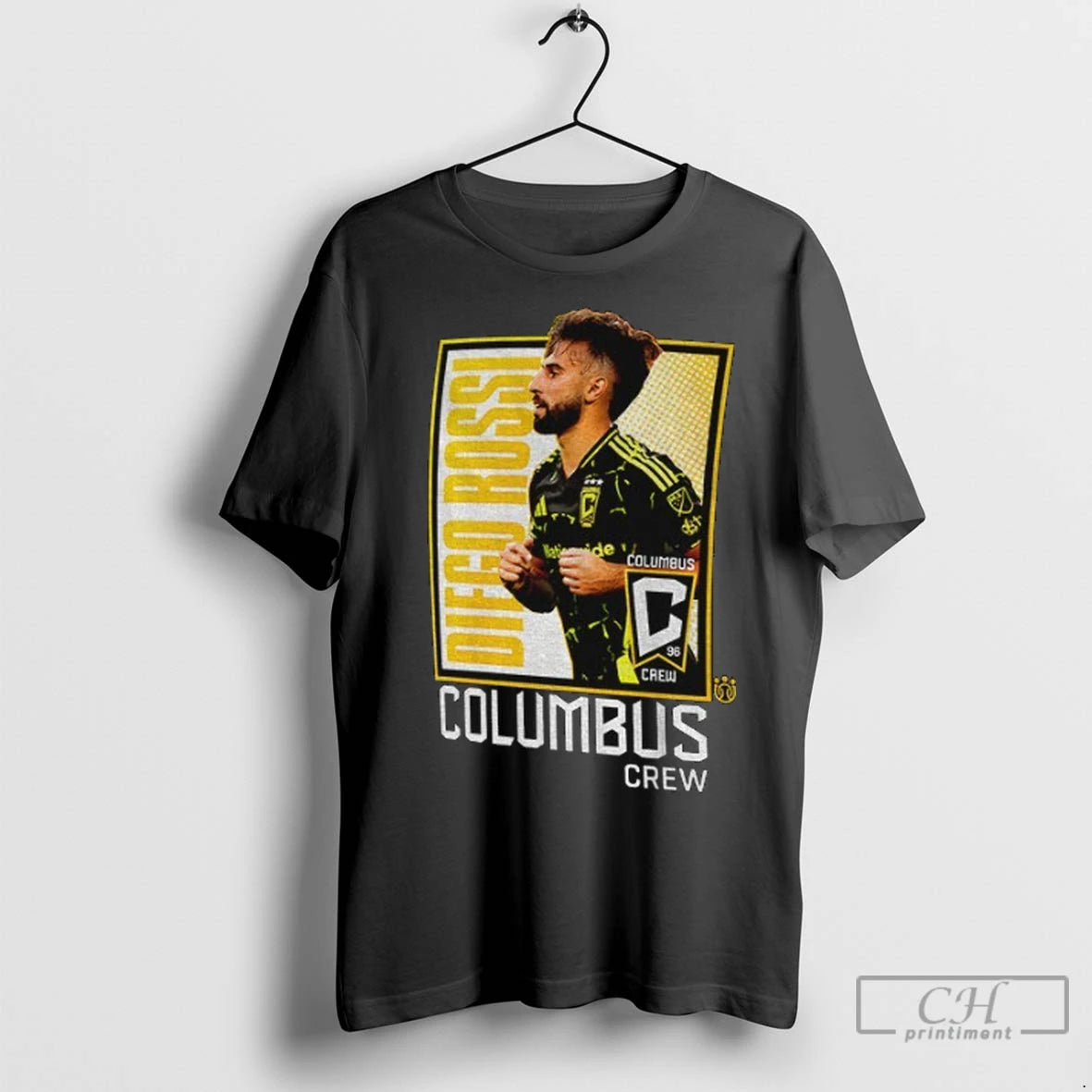 Premium Diego Rossi Columbus Crew Fc Player Logo 2025