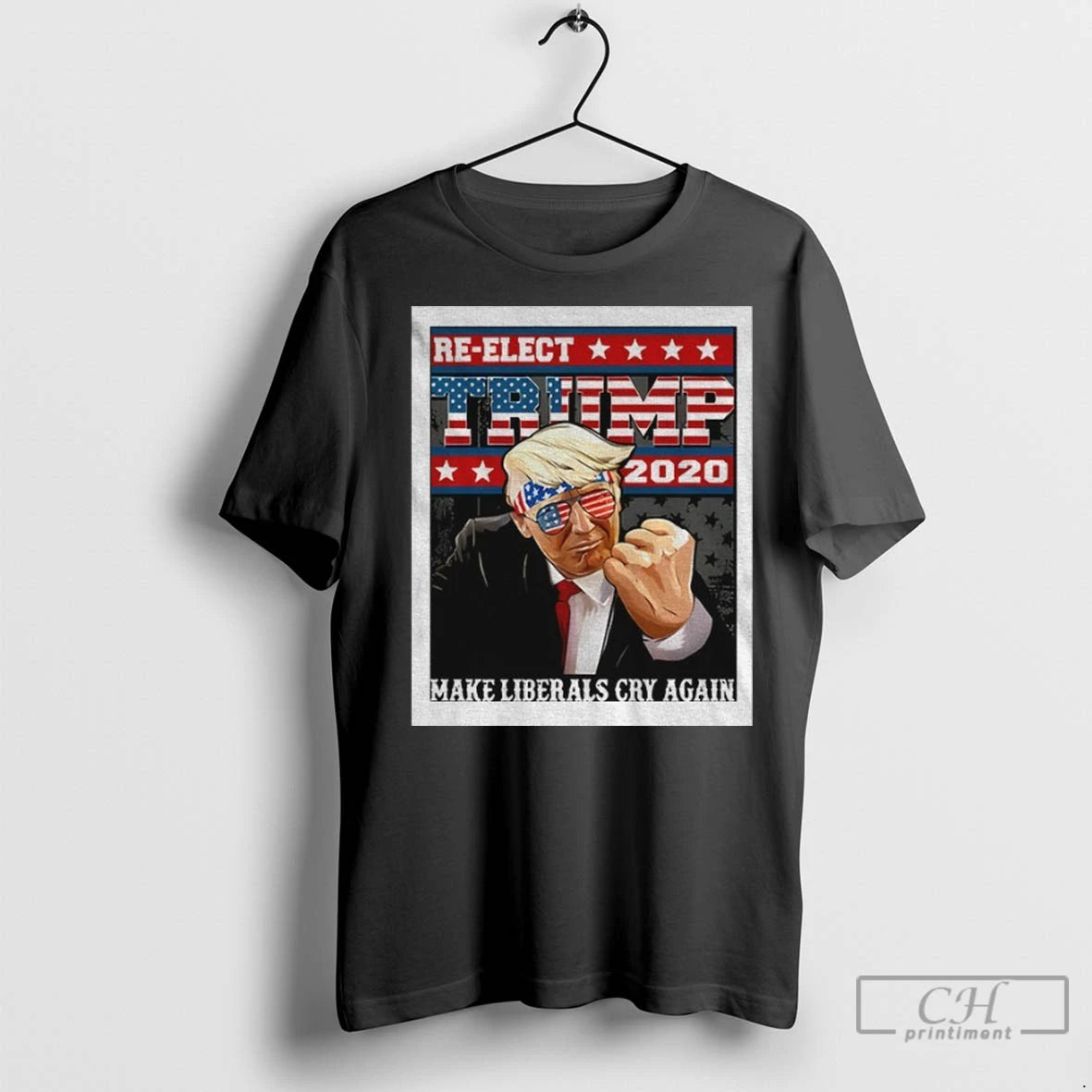 Premium Donald Trump Re Elect 2020 Make Liberals Cry Again American Flag