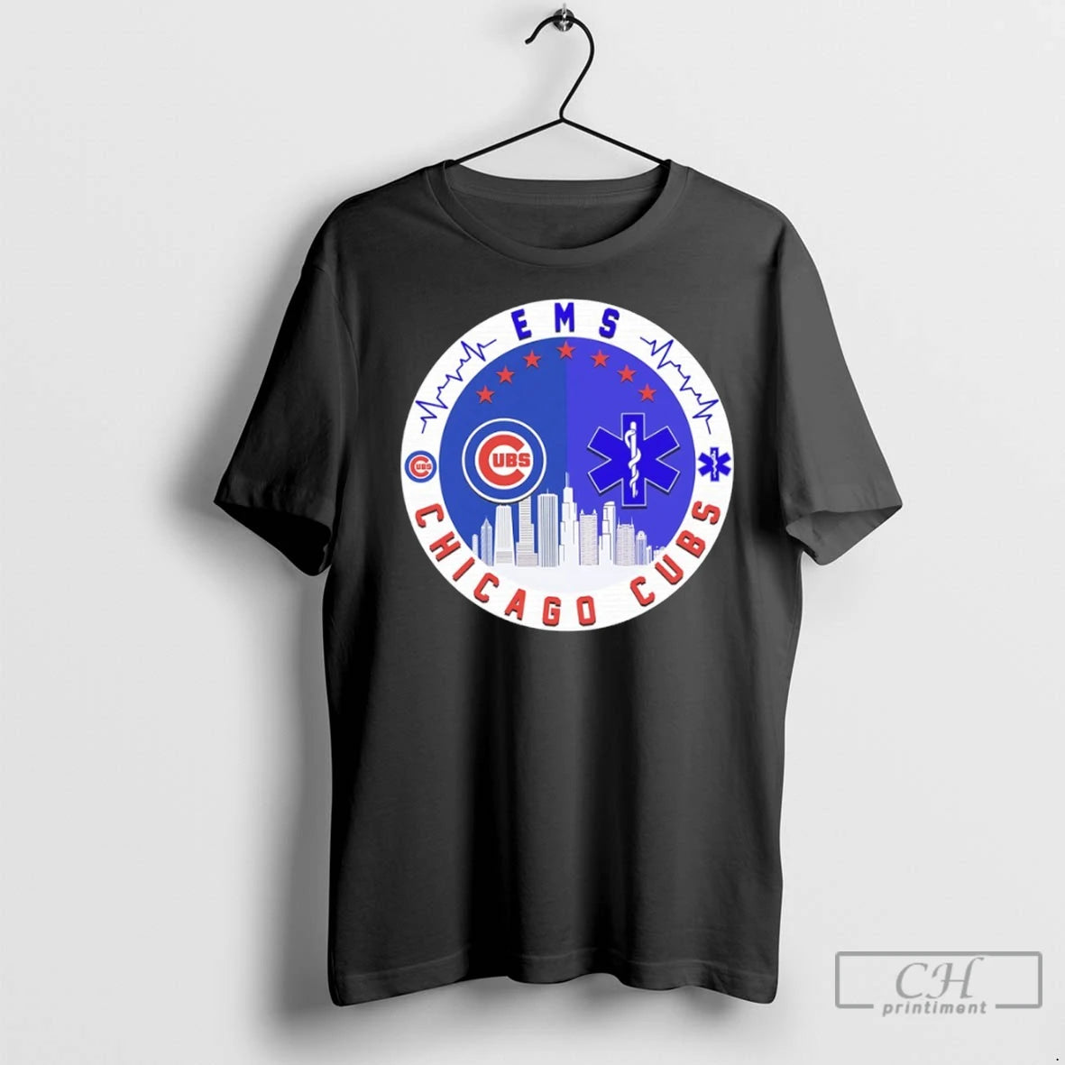Premium Ems Chicago Cubs City Skyline