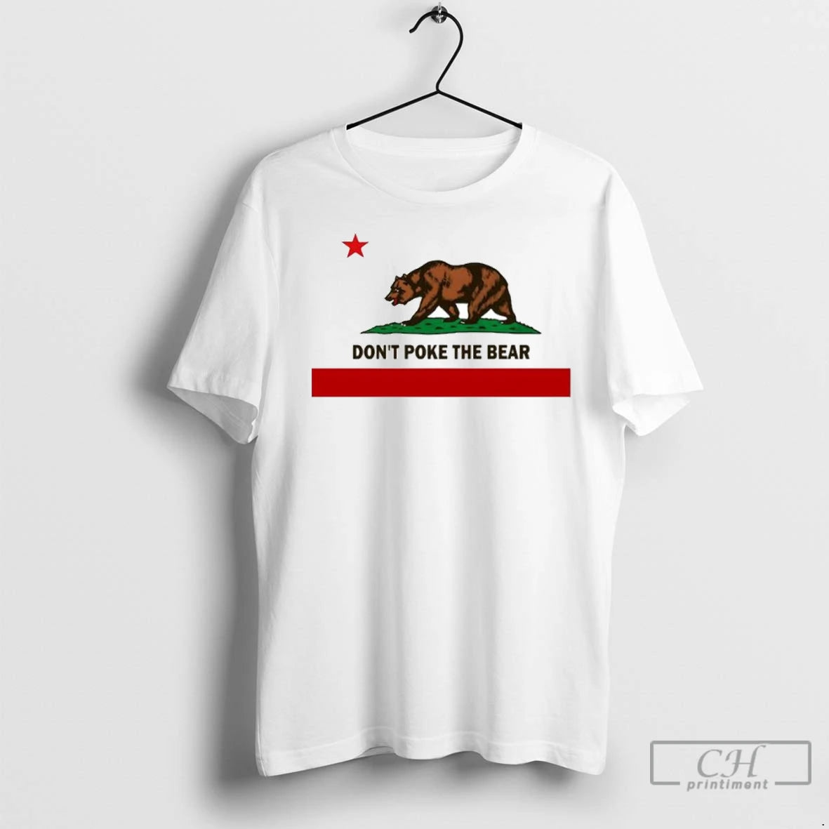 Premium Gavin Newsom Dont Poke The Bear California Flag Ornaments