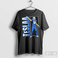 Premium Isaac Teslaa Detroit Lions Vertical Name Football