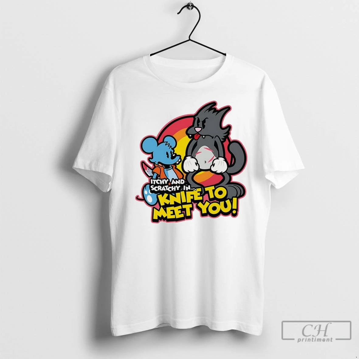 Premium Itchy And Scratchy In Knife To Meet You