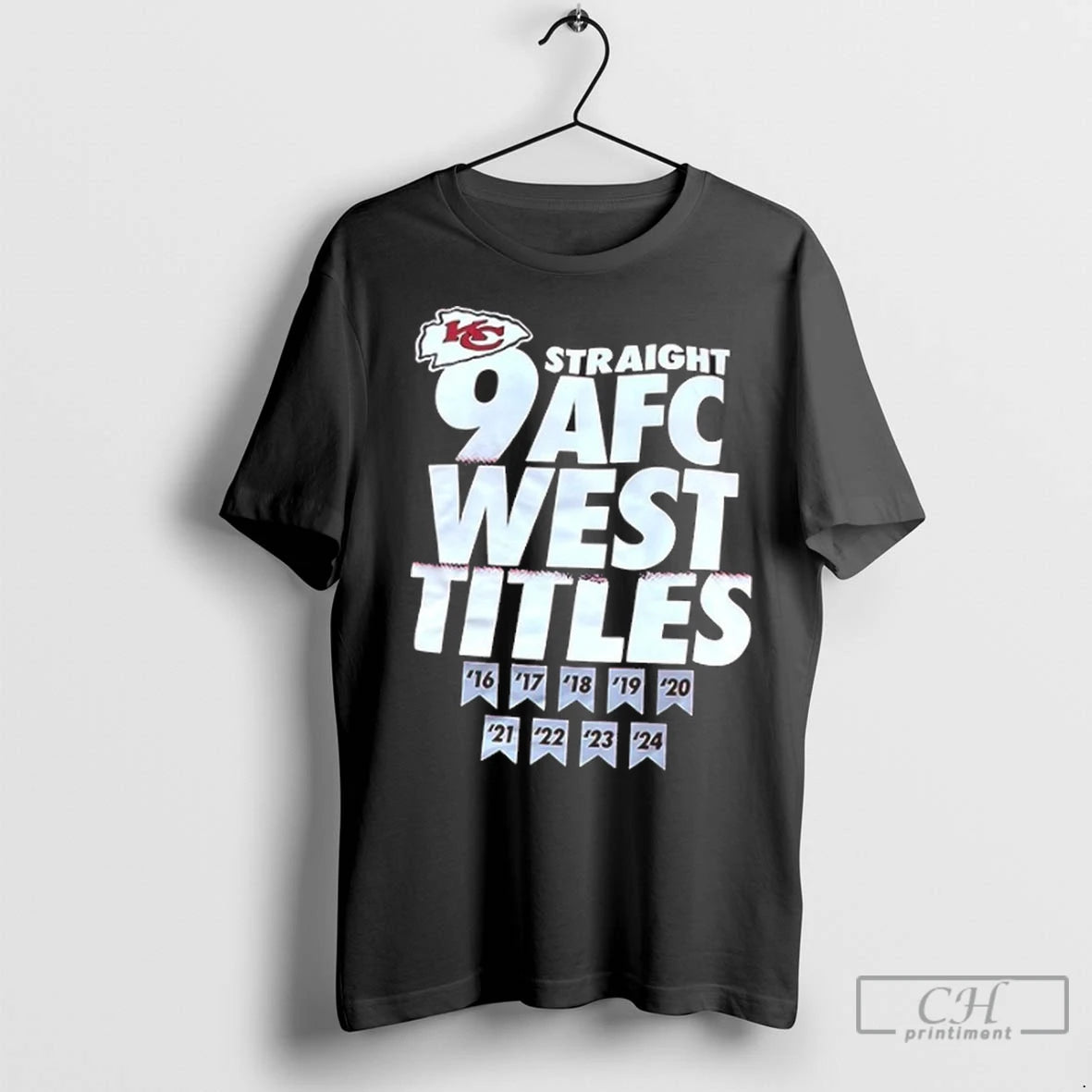Premium Kansas City Chiefs Straight 9 Afc West Titles