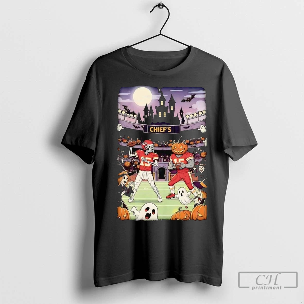 Premium Kansas City Chiefs Kingdom Stadium Skeletons Halloween