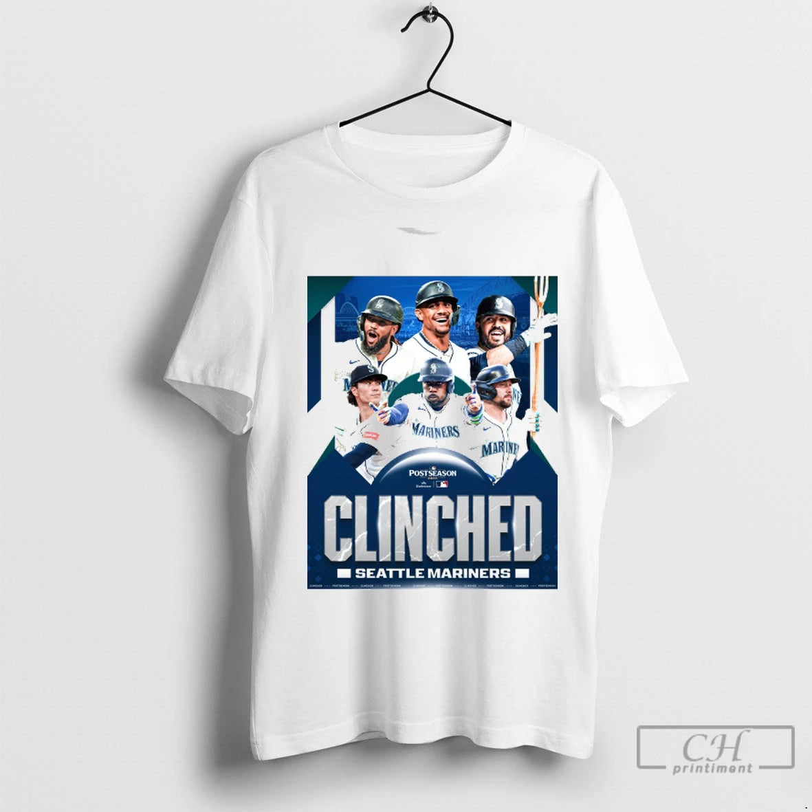 Premium Mlb Postseason 2025 Seattle Mariners Clinched Seize The Moment Raise Those Tridents