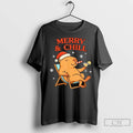 Premium Merry And Chill Capybara Christmas Humor Holiday Vacation Ladies