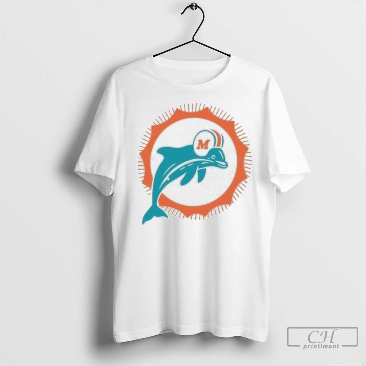 Premium Miami Dolphins Slub Logo