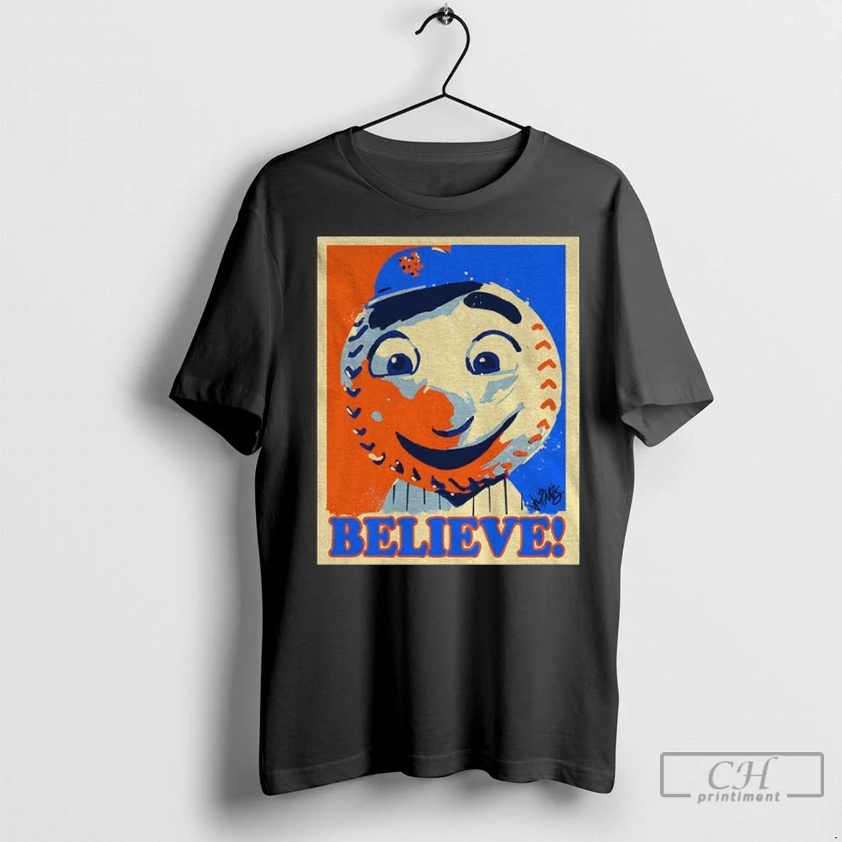 Premium Mr Met New York Mets Mlb Baseball Believe Hope 2025