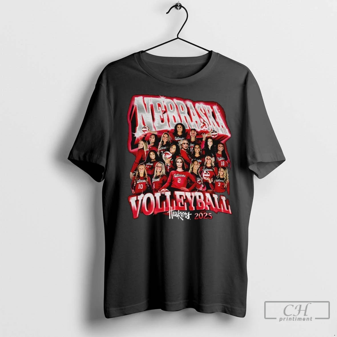 Premium Nebraska Huskers Volleyball 2025 Game Day