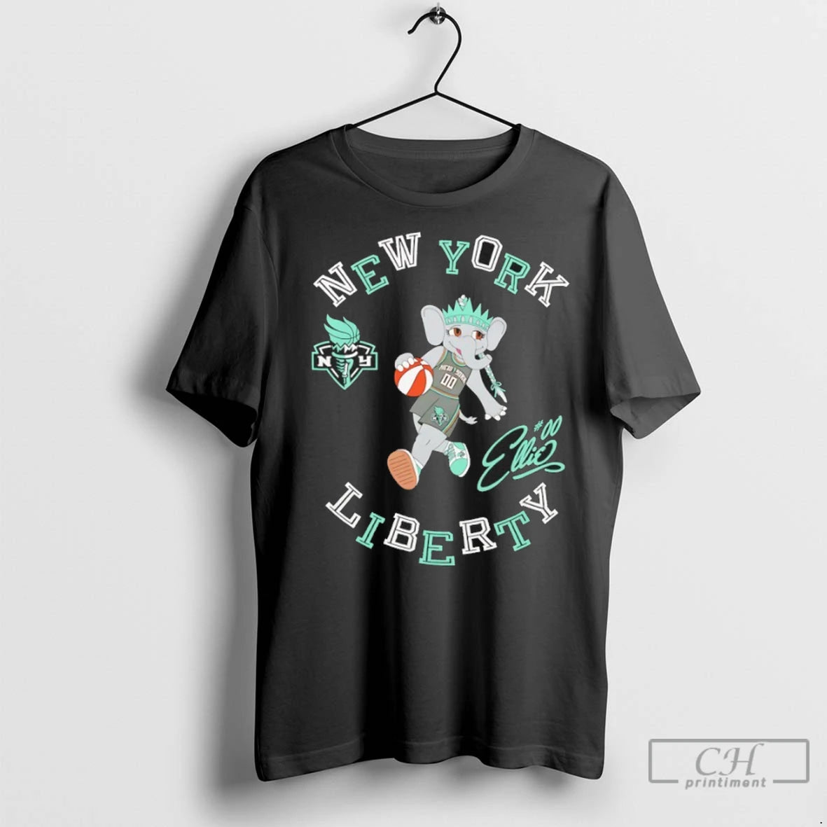 Premium New York Liberty Ellie Mascot Numero Uno Signature