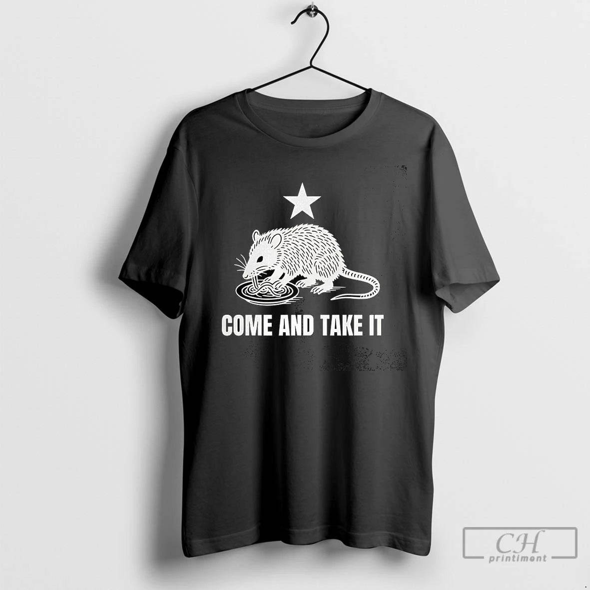 Premium Opossum Come And Take It Logo