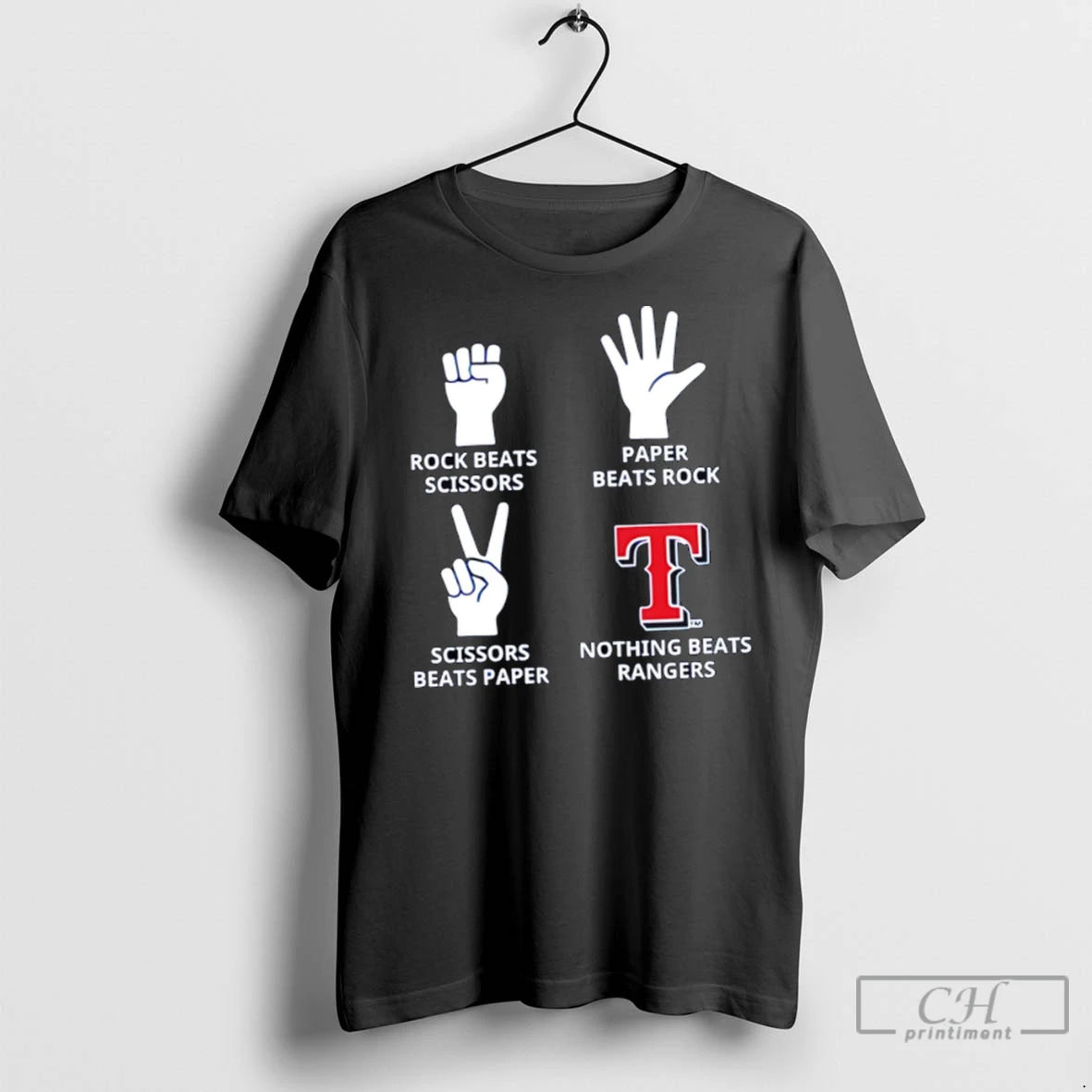 Premium Rock Paper Scissors Paper Beats Rock Scissors Beats Paper Nothing Beats Rangers