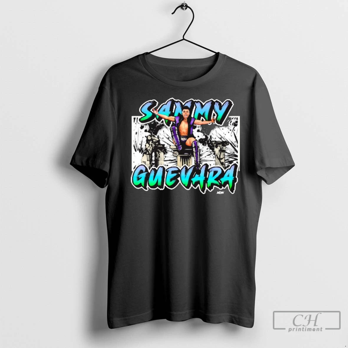 Premium Sammy Guevara Pillar Aew 2025 Graphic