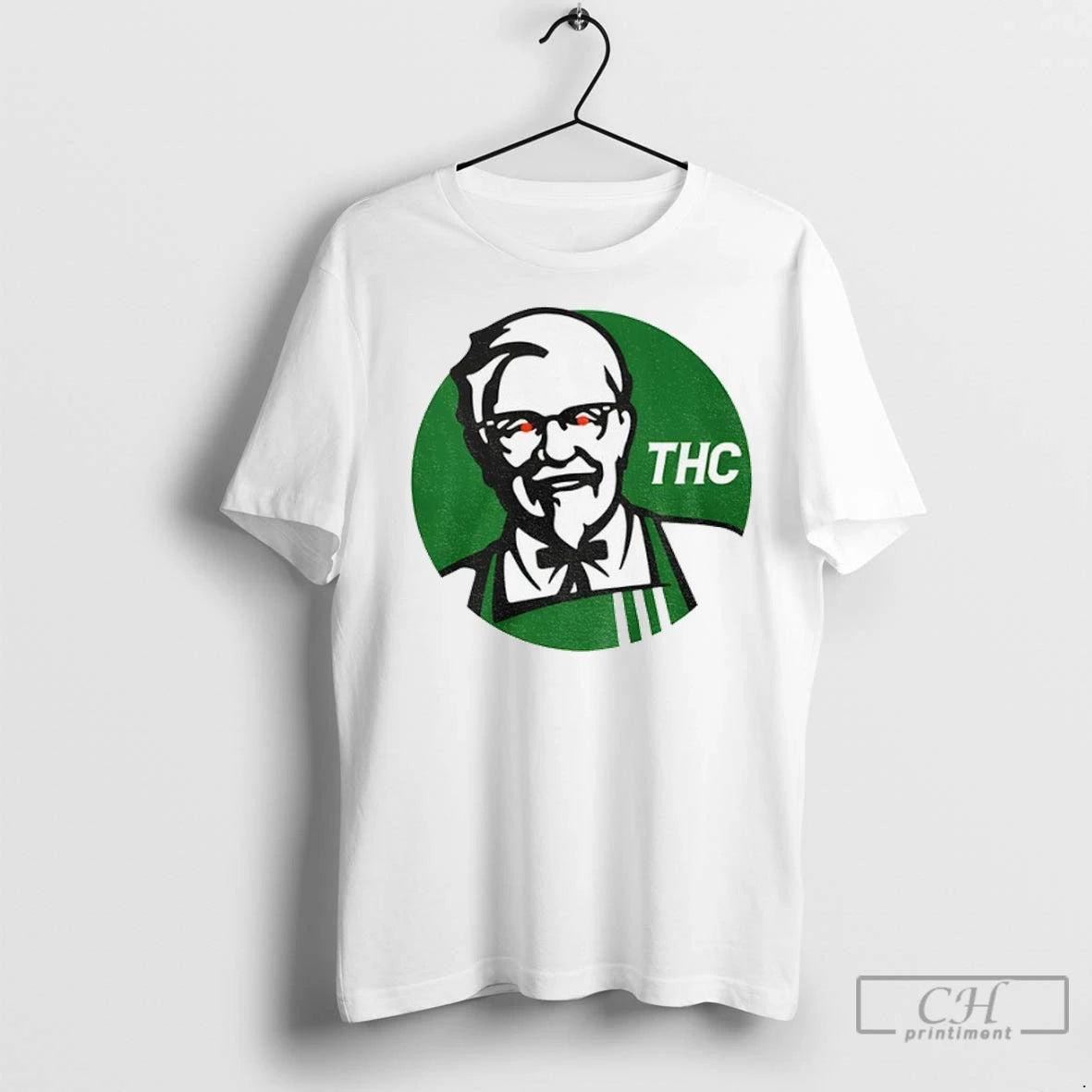 Premium Sanders Thc Kfc Parody Logo