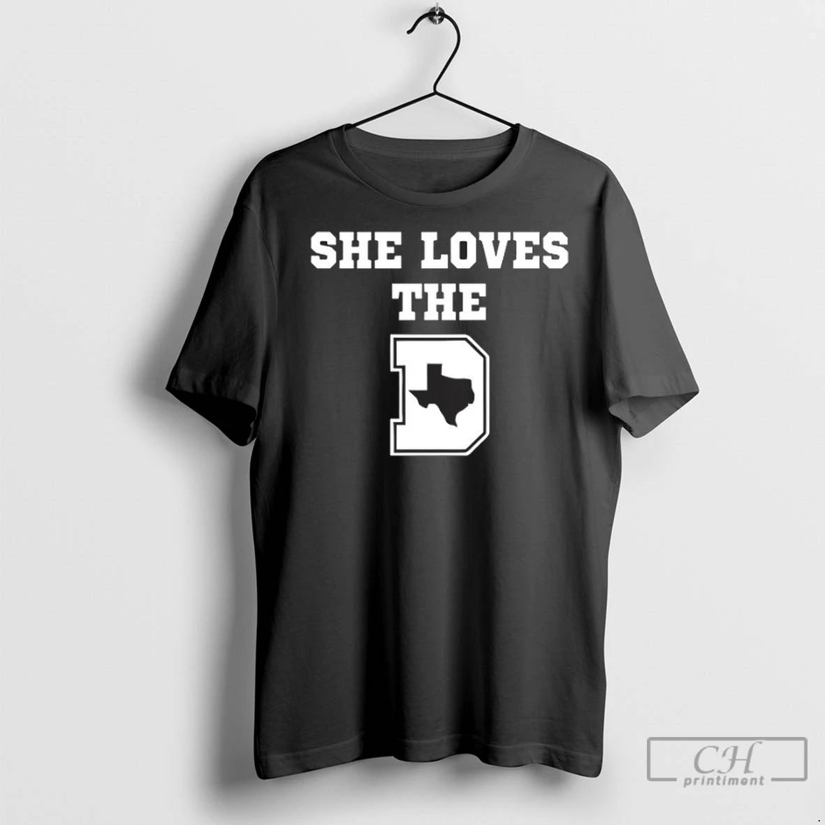 Premium She Loves The D Texas Map