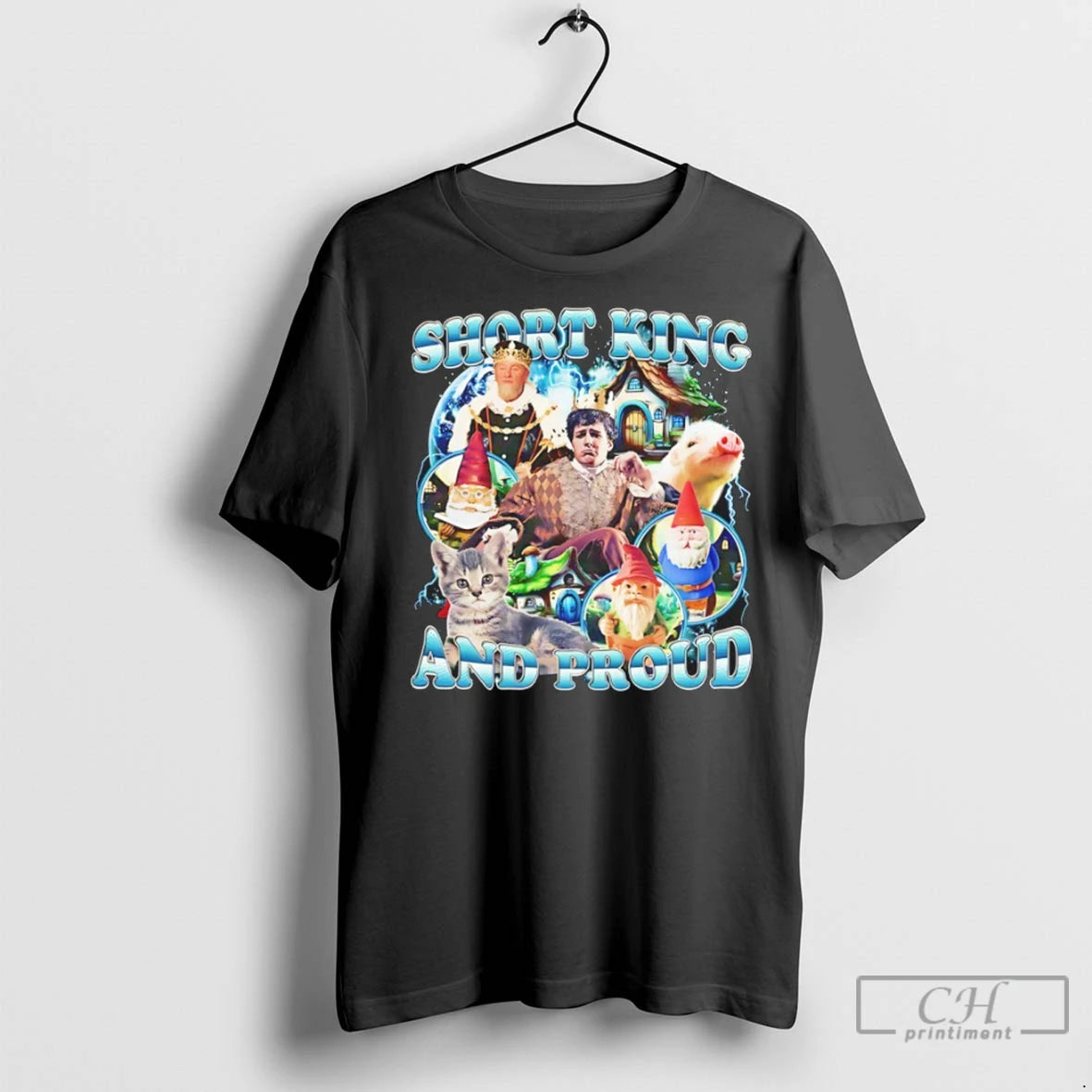 Premium Short King And Proud 90s Bootleg