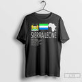 Premium Sierra Leone Logo Flag And Map