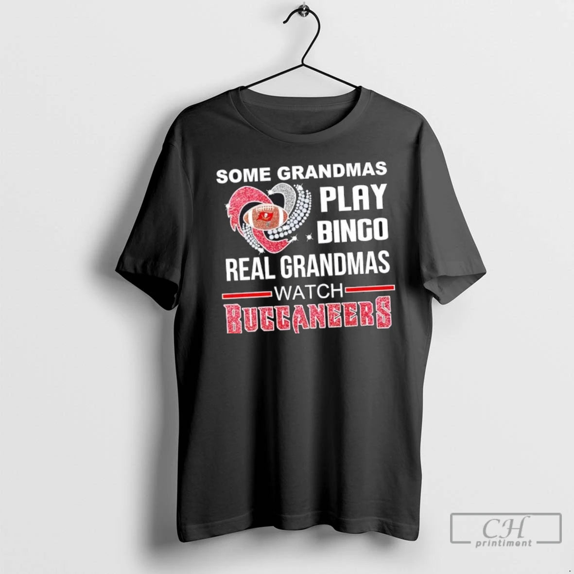 Premium Some Grandmas Play Bingo Real Grandmas Watch Tampa Bay Buccaneers Diamond Heart