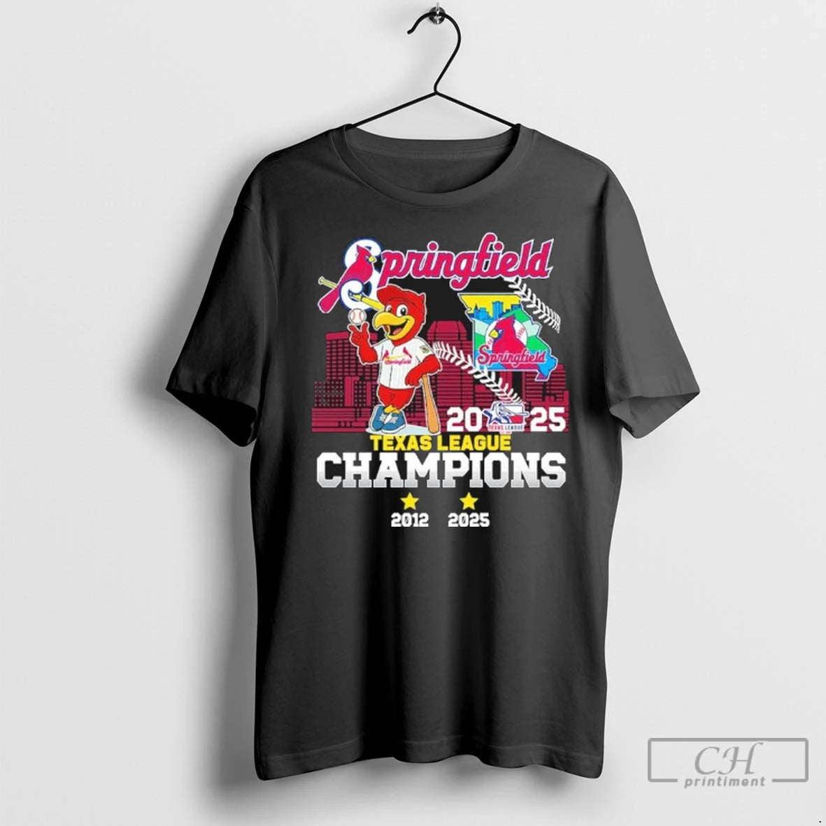 Premium Springfield Cardinals Mascot 2025 Texas League Champions