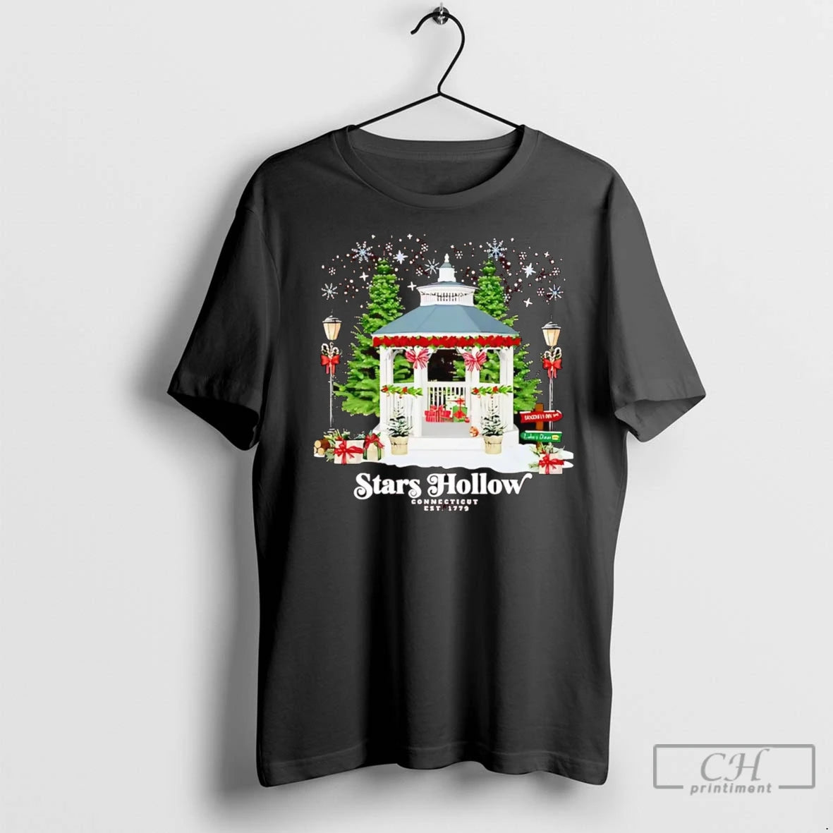 Premium Stars Hollow Connecticut Est 1779 Christmas