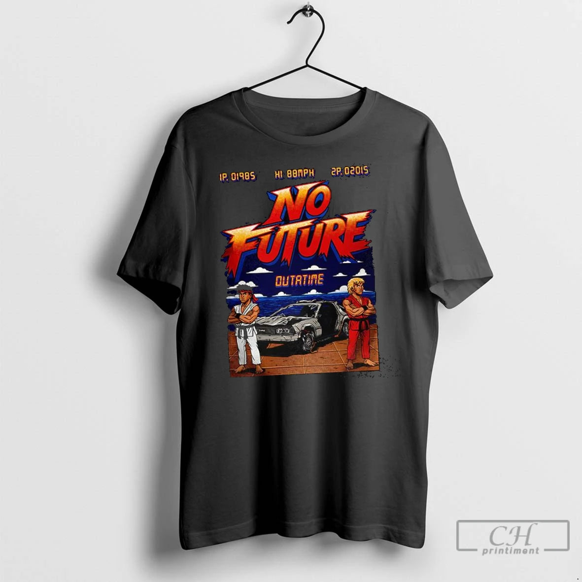 Premium Street Fighter Back To The Future No Future Outatime