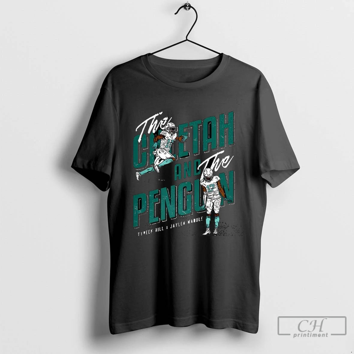 Premium The Cheetah And The Penguin Miami Dolphins Football