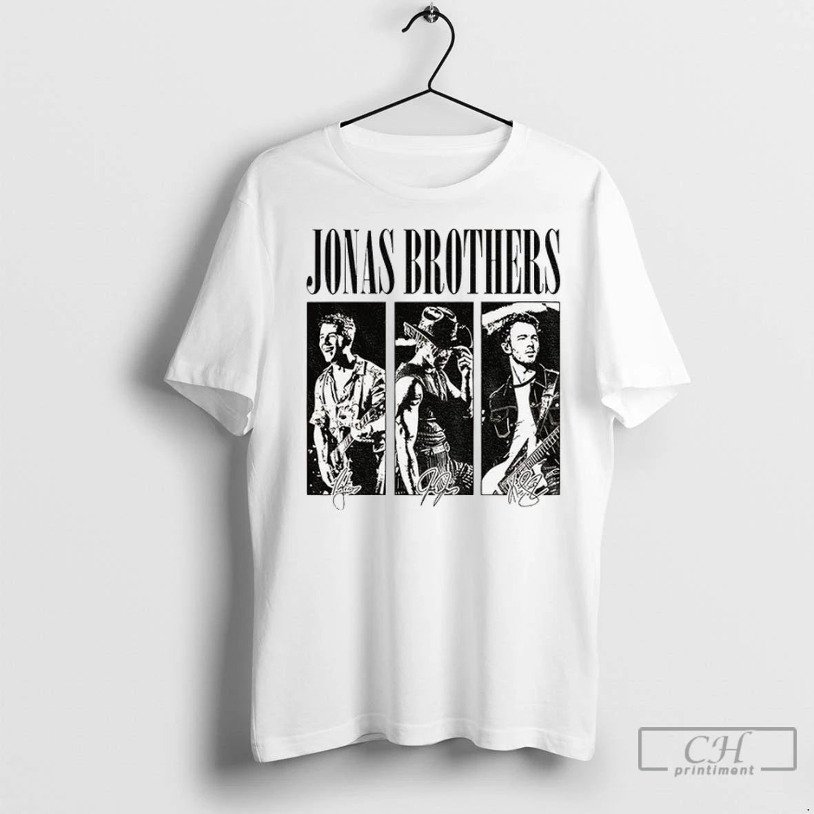Premium Vintage Jonas Brothers 90s Boy Band Signature