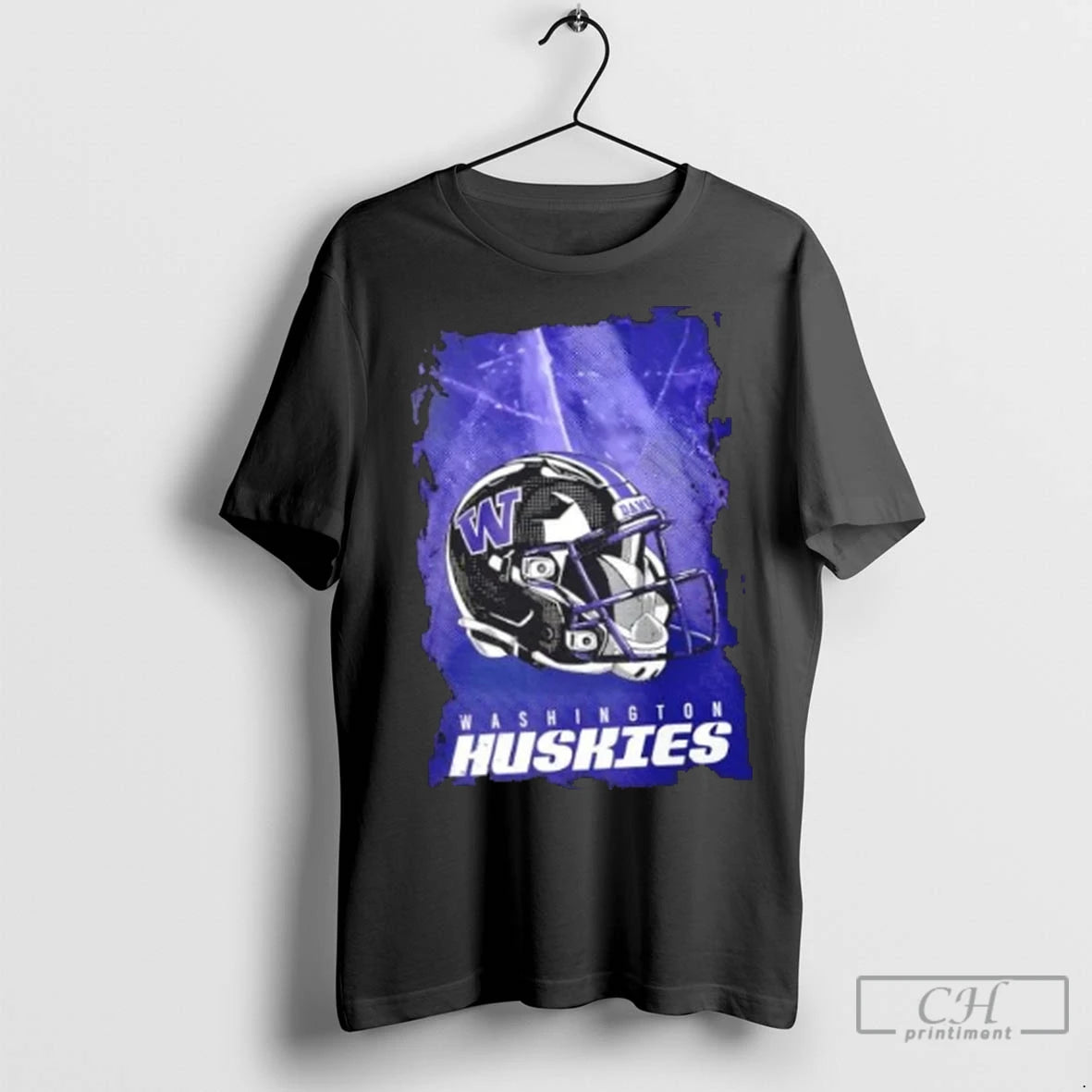 Premium Washington Huskies Football Helmet Graphic